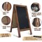 HBCY Creations A-Frame Chalkboard / Sidewalk Chalkboard Sign with Eraser / Large Sturdy Sandwich Board / A Frame Restaurant Message Board